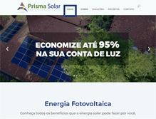 Tablet Screenshot of prismasolar.com